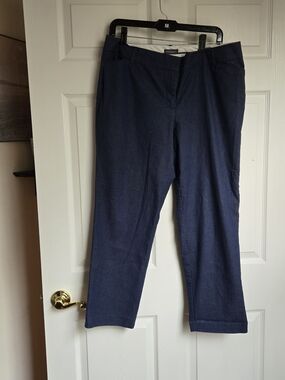 Van Heusen Women's Dark Navy Cropped Pants